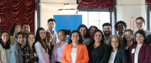 UCLA Luskin graduate students gathered in the iconic Mayor Tom Bradley Room on the 27th floor of City Hall on April 11 to hear from top city and county leaders about their roles in local government and the issues shaping life in Los Angeles.